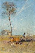 The selector hut Arthur streeton